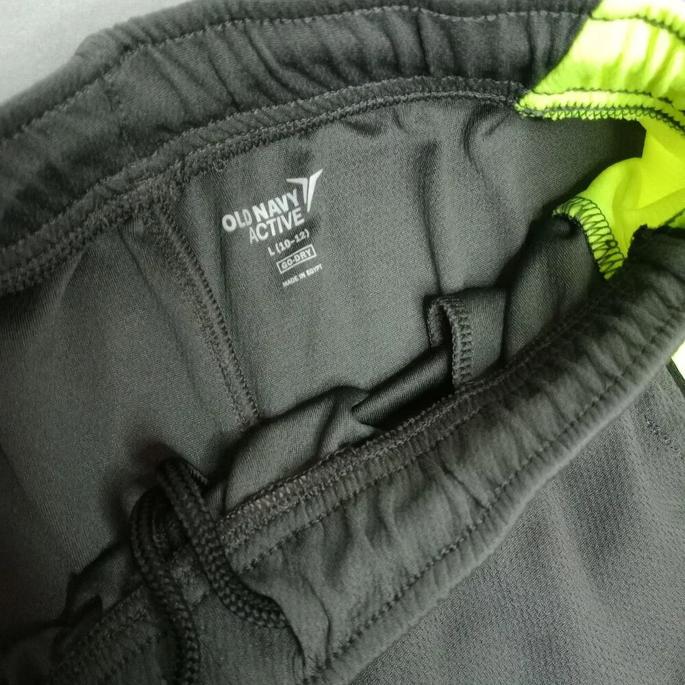 Old Navy Basketball Performance Shorts Pockets Elastic Waist Youth Boys Large